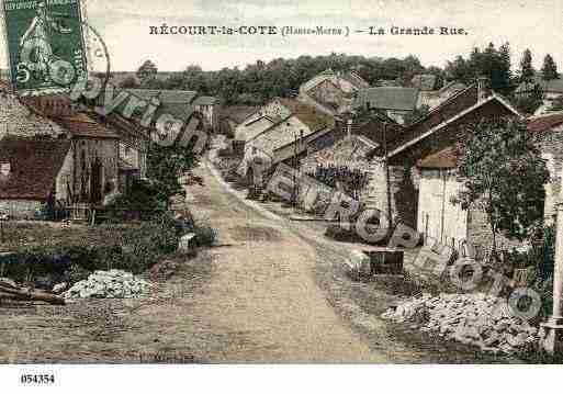 Ville de RECOURTLACOTE, carte postale ancienne