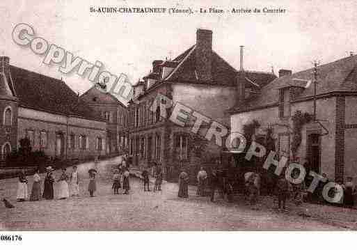 Ville de SAINTAUBINCHATEAUNEUF, carte postale ancienne