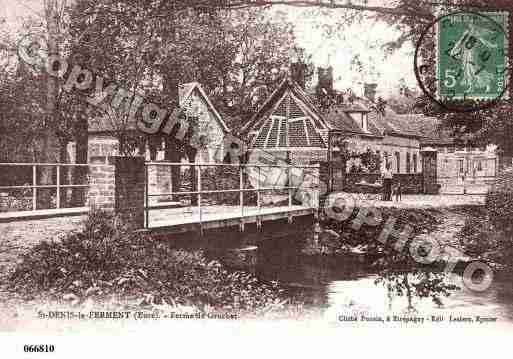 Ville de SAINTDENISLEFERMENT, carte postale ancienne