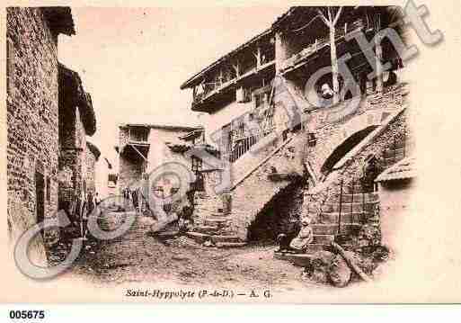 Ville de SAINTHIPPOLYTE, carte postale ancienne