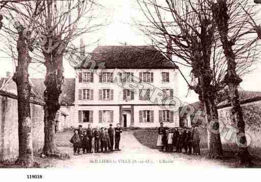 Ville de SAINTILLIERSLAVILLE, carte postale ancienne