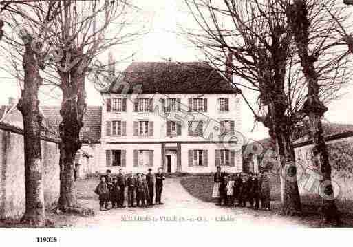 Ville de SAINTILLIERSLAVILLE, carte postale ancienne