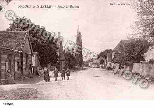 Ville de SAINTLOUPDELASALLE, carte postale ancienne