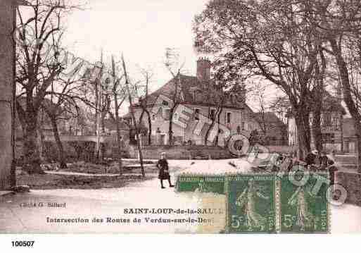 Ville de SAINTLOUPDELASALLE, carte postale ancienne