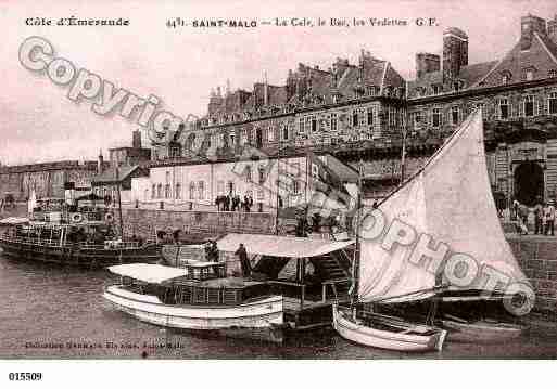 Ville de SAINTMALO, carte postale ancienne