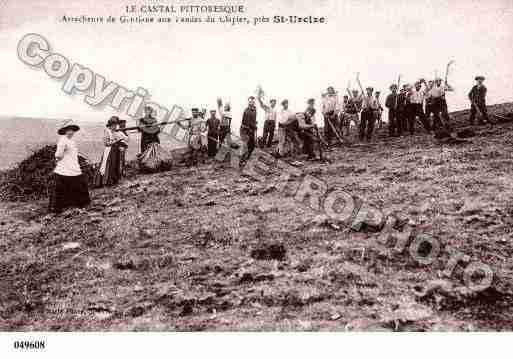 Ville de SAINTURCIZE, carte postale ancienne