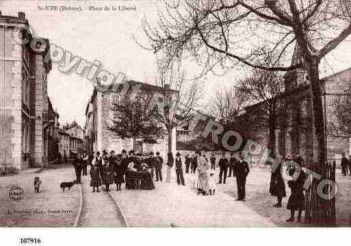 Ville de SAINTUZE, carte postale ancienne