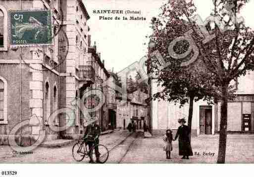 Ville de SAINTUZE, carte postale ancienne