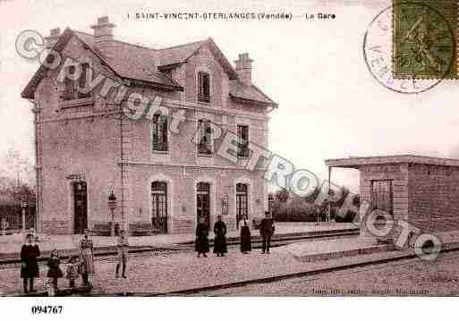Ville de SAINTVINCENTSTERLANGES, carte postale ancienne Ville de SAINTVINCENTSTERLANGES, carte postale ancienne