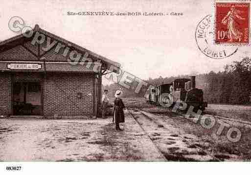 Ville de SAINTEGENEVIEVEDESBOIS, carte postale ancienne