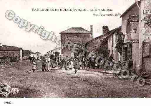 Ville de SAULXURESLESBULGNEVILLE, carte postale ancienne