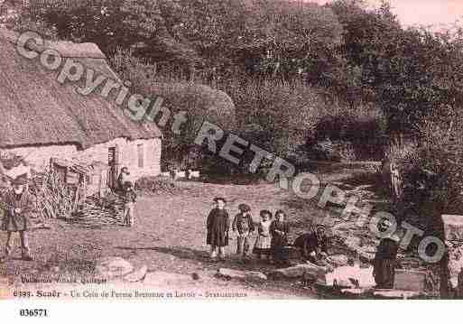 Ville de SCAER, carte postale ancienne