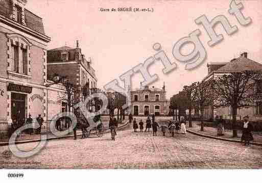 Ville de SEGRE, carte postale ancienne