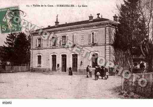 Ville de SERMIZELLES, carte postale ancienne