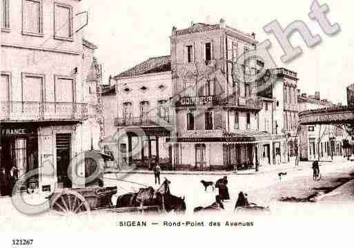 Ville de SIGEAN, carte postale ancienne