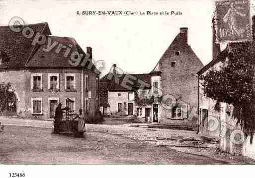 Ville de SURYENVAUX, carte postale ancienne