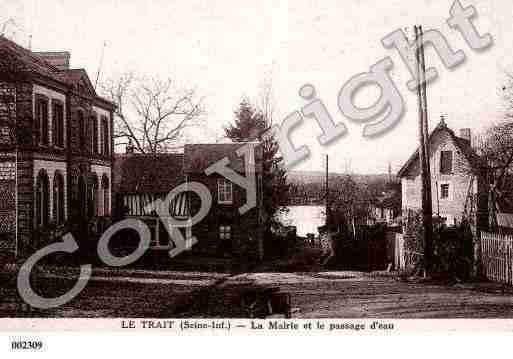 Ville de TRAIT(LE), carte postale ancienne