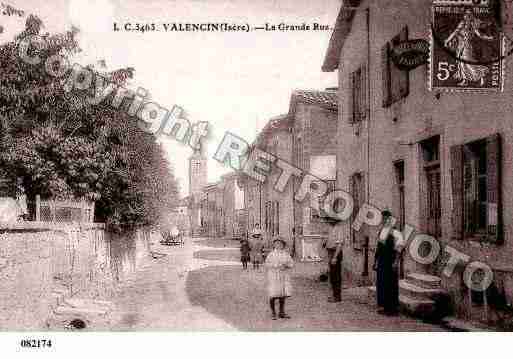 Ville de VALENCIN, carte postale ancienne