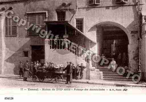 Ville de VESOUL, carte postale ancienne