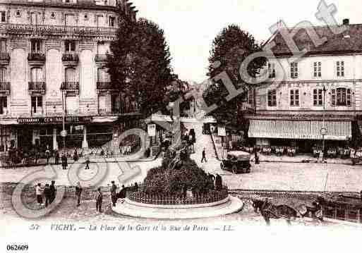 Ville de VICHY, carte postale ancienne