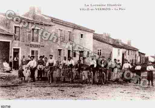 Ville de VILLEENVERMOIS, carte postale ancienne Ville de VILLEENVERMOIS, carte postale ancienne
