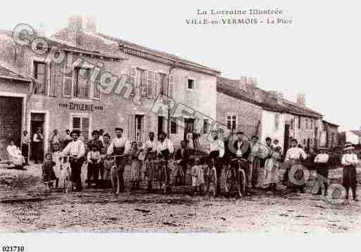 Ville de VILLEENVERMOIS, carte postale ancienne