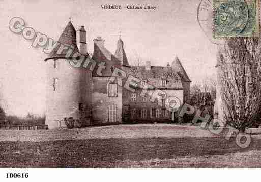 Ville de VINDECY, carte postale ancienne