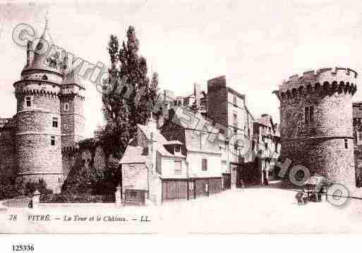 Ville de VITRE, carte postale ancienne