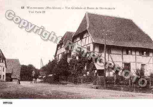 Ville de WOLFERSDORF, carte postale ancienne