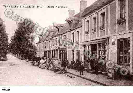 Ville de YPREVILLEBIVILLE, carte postale ancienne