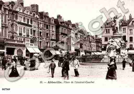 Ville de ABBEVILLE, carte postale ancienne