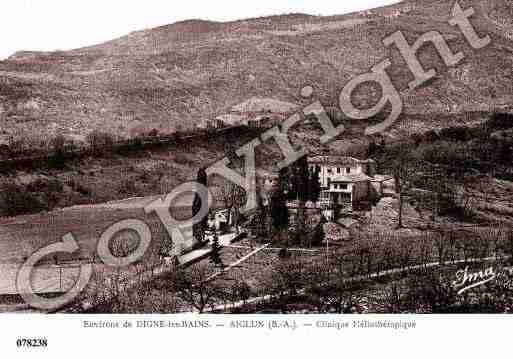 Ville de AIGLUN, carte postale ancienne Ville de AIGLUN, carte postale ancienne