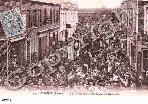 Ville de ALBERT, carte postale ancienne