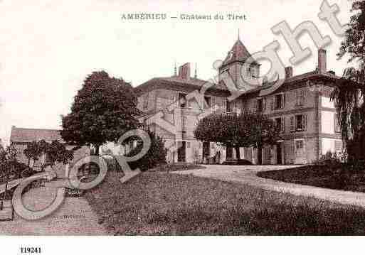 Ville de AMBERIEUENBUGEY, carte postale ancienne