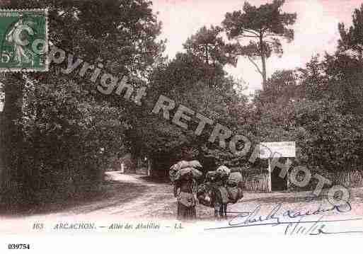 Ville de ARCACHON, carte postale ancienne