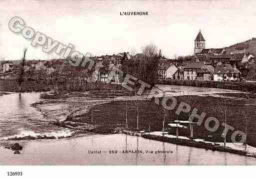 Ville de ARPAJONSURCERE, carte postale ancienne