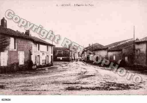 Ville de AUGNY, carte postale ancienne