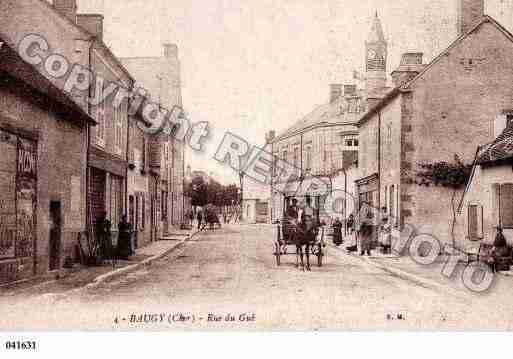 Ville de BAUGY, carte postale ancienne