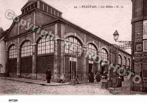Ville de BEAUVAIS, carte postale ancienne