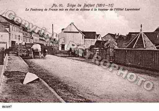 Ville de BELFORT, carte postale ancienne