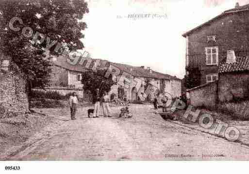 Ville de BIECOURT, carte postale ancienne