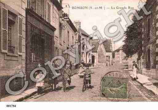 Ville de BOMBON, carte postale ancienne