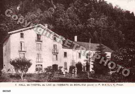 Ville de BONLIEU, carte postale ancienne