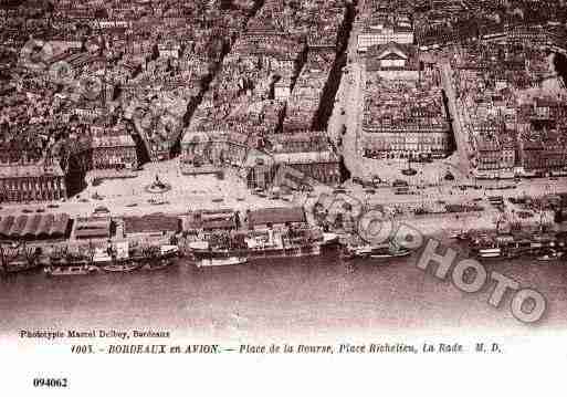 Ville de BORDEAUX, carte postale ancienne