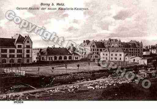 Ville de BORNY, carte postale ancienne