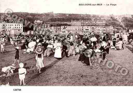 Ville de BOULOGNESURMER, carte postale ancienne