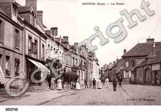 Ville de BOURTH, carte postale ancienne