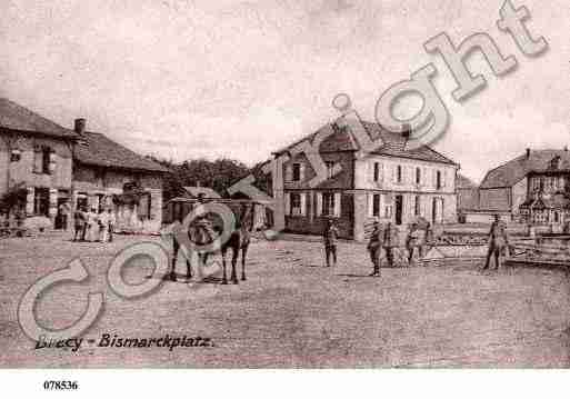 Ville de BRECYBRIERES, carte postale ancienne