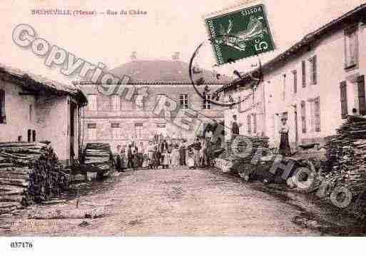 Ville de BREHEVILLE, carte postale ancienne