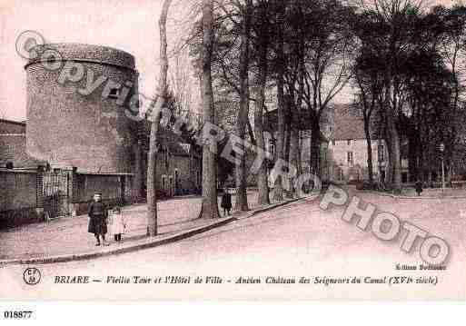 Ville de BRIARE, carte postale ancienne